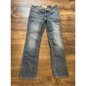 Ariat Real Denim Womens Mid Straight Jeans Size 30S Western Cowgirl
